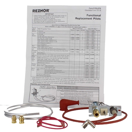 Reznor 110861 Pilot Assembly Kit For 110861